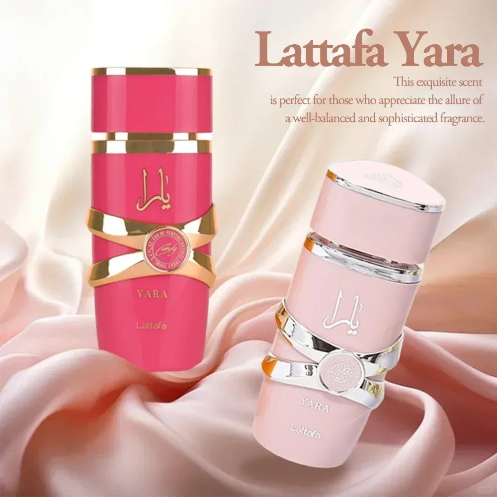 Original Lattafa Yara Arabian Eau De Parfum,Pheromone Perfume for Women & Men 100ML, High Quality Long Lasting Light Fragrance