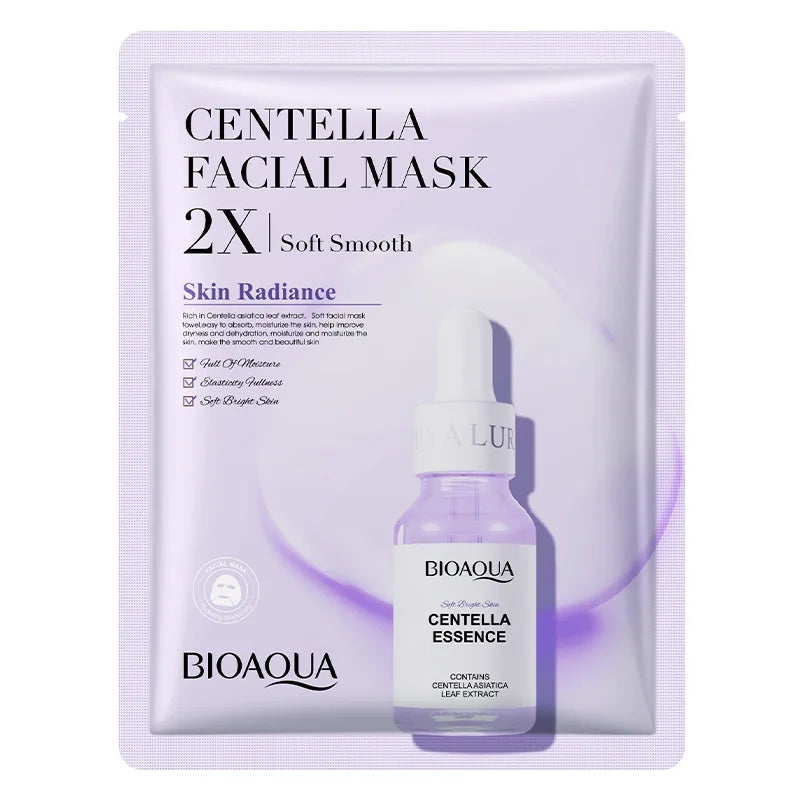 20pcs BIOAQUA Centella Collagen Face Mask VC Moisturizing Refreshing