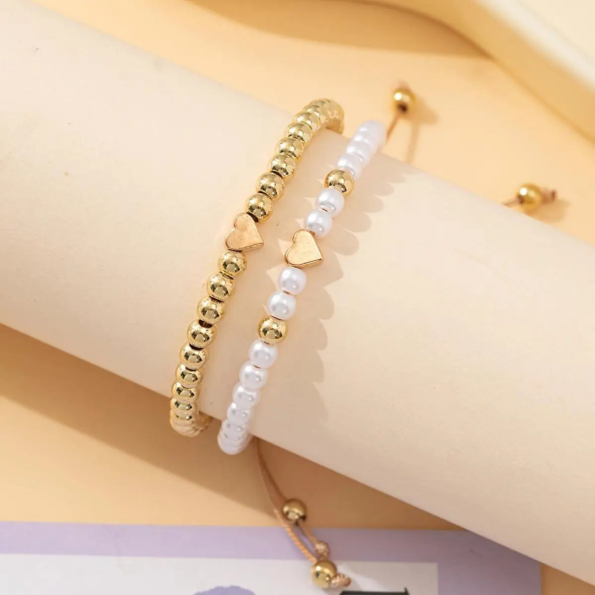 Piece Adjustable Beaded Fashion Bracelet Set